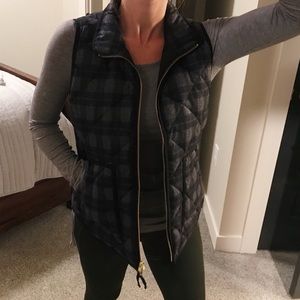 Jcrew Plaid Vest